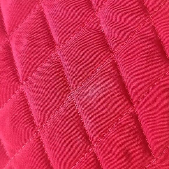 Vera Bradley Red Quilted Satchel Handbag - Picture 7 of 7
